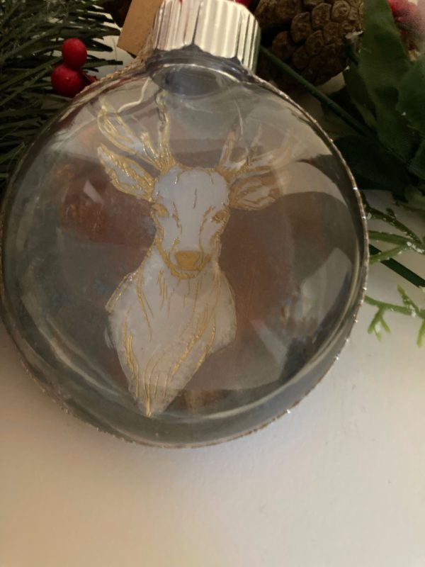 Handmade Reindeer Christmas Ornament - Image 6