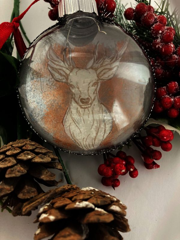 Handmade Reindeer Christmas Ornament